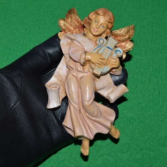 Two angels Home decor 1970s - Picture 3 of 8